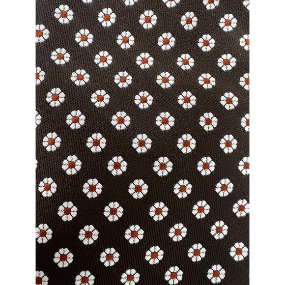 Shack's Vintage Daisy Retro Floral Print 60s or 70s Tie - Picture 3 of 3
